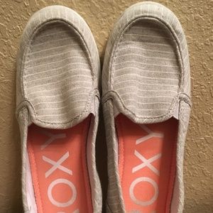 Roxy Canvas Slip On Shoes Size 8.5